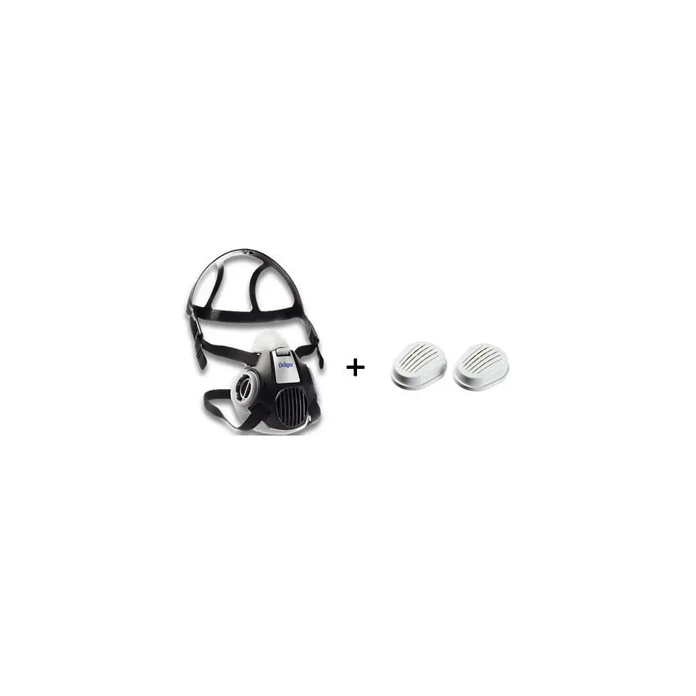 Drager X-Plore 3300 Yarım Yüz Gaz Maskesi  6738011 P3 Filtre
