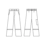 PIORUN MAVİ ANTI-STATIC PANTOLON