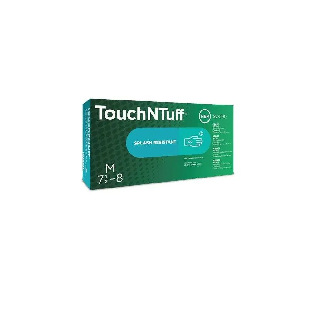 Ansell TouchNTuff 92-500 Gıda Uyumlu Kimyasal Dirençli Antistatik Nitril Eldiven