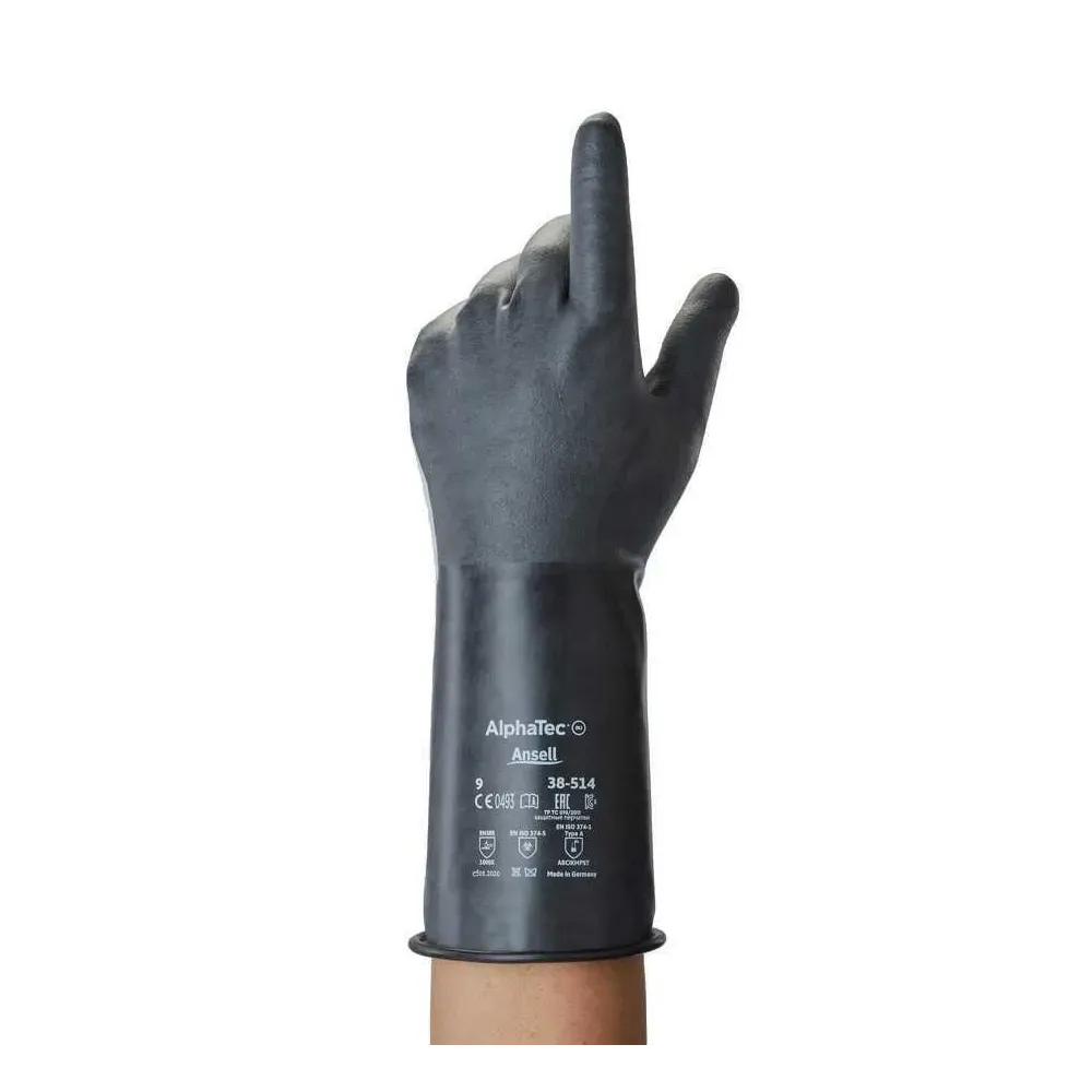 Ansell Alphatec 38-514 Kimyasal ve Sıvı Koruma Antistatik İş Eldiveni