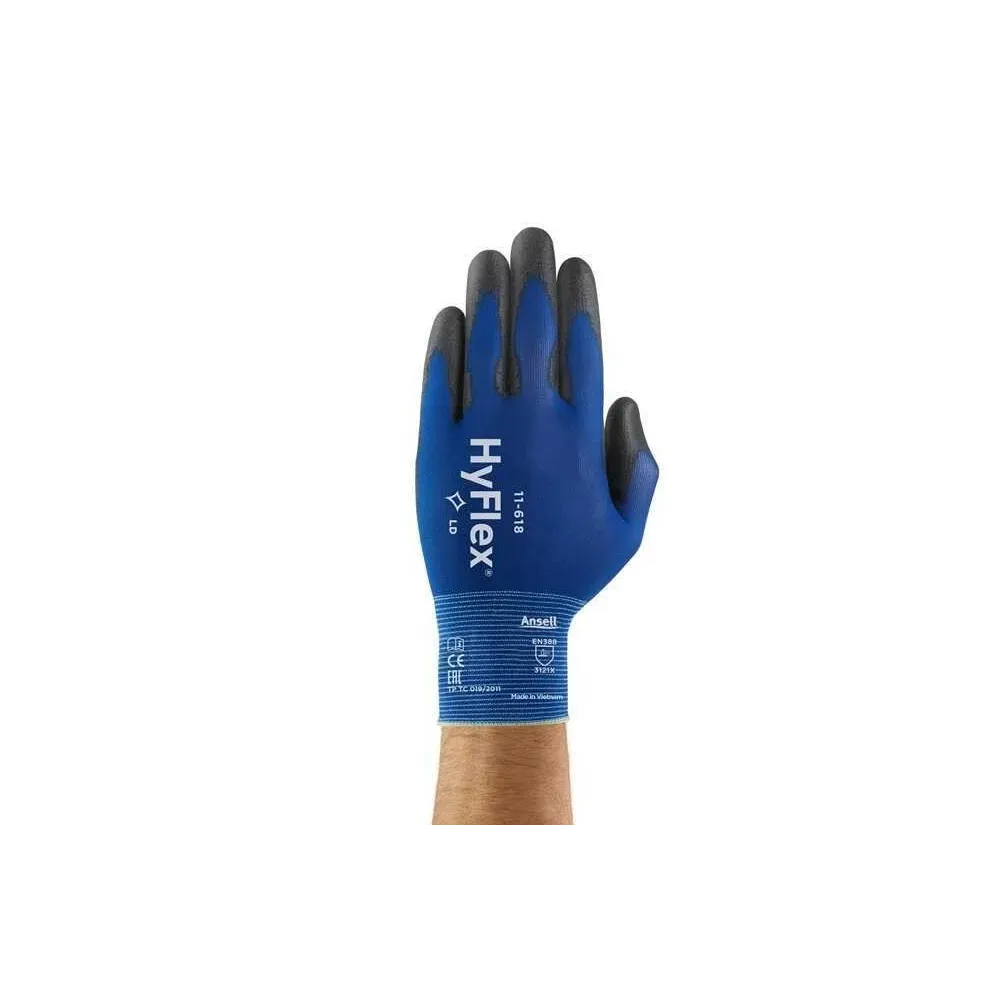Ansell Hyflex 11-618 Dokunma Hassasiyetli Mekanik Koruma İş Eldiveni