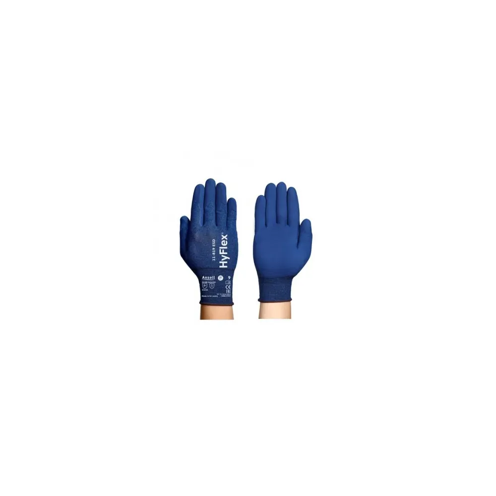 Ansell HyFlex 11-819 ESD Dokunmatik Ekran Konforlu İş Eldiveni