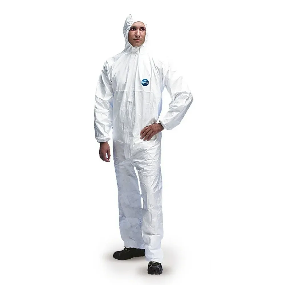 DuPont Tyvek 500 Xpert Başlıklı Kimyasal Koruyucu Tulum