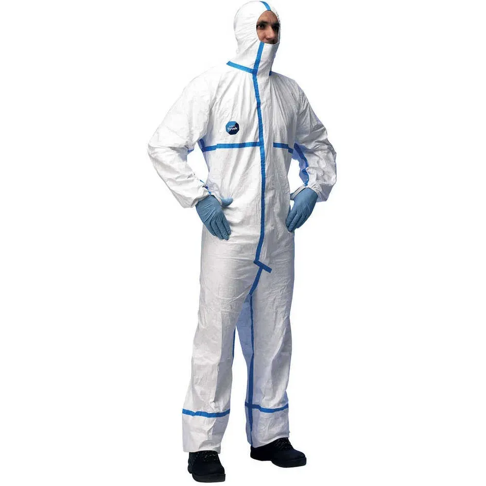 DuPont Tyvek 600 Plus CHA5 Başlıklı Koruma Tulumu