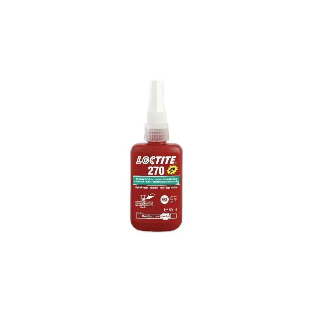 Loctite 270 Yüksek Mukavemetli Sökülmez Civata Sabitleyici 50 ml
