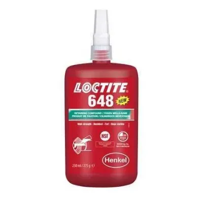 Loctite 648 Yüksek Mukavemetli Sıkı Geçme 250 ml