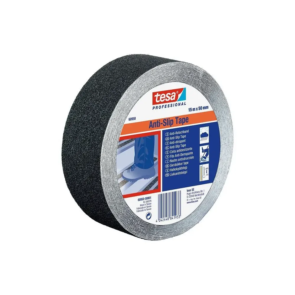 Tesa 60950 Merdiven Kaydırmaz Bant Siyah 25mm x 15mt