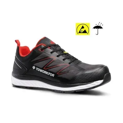 Toworkfor Warm Up Red S3-Src-Esd Iş Güvenlik Ayakkabısı