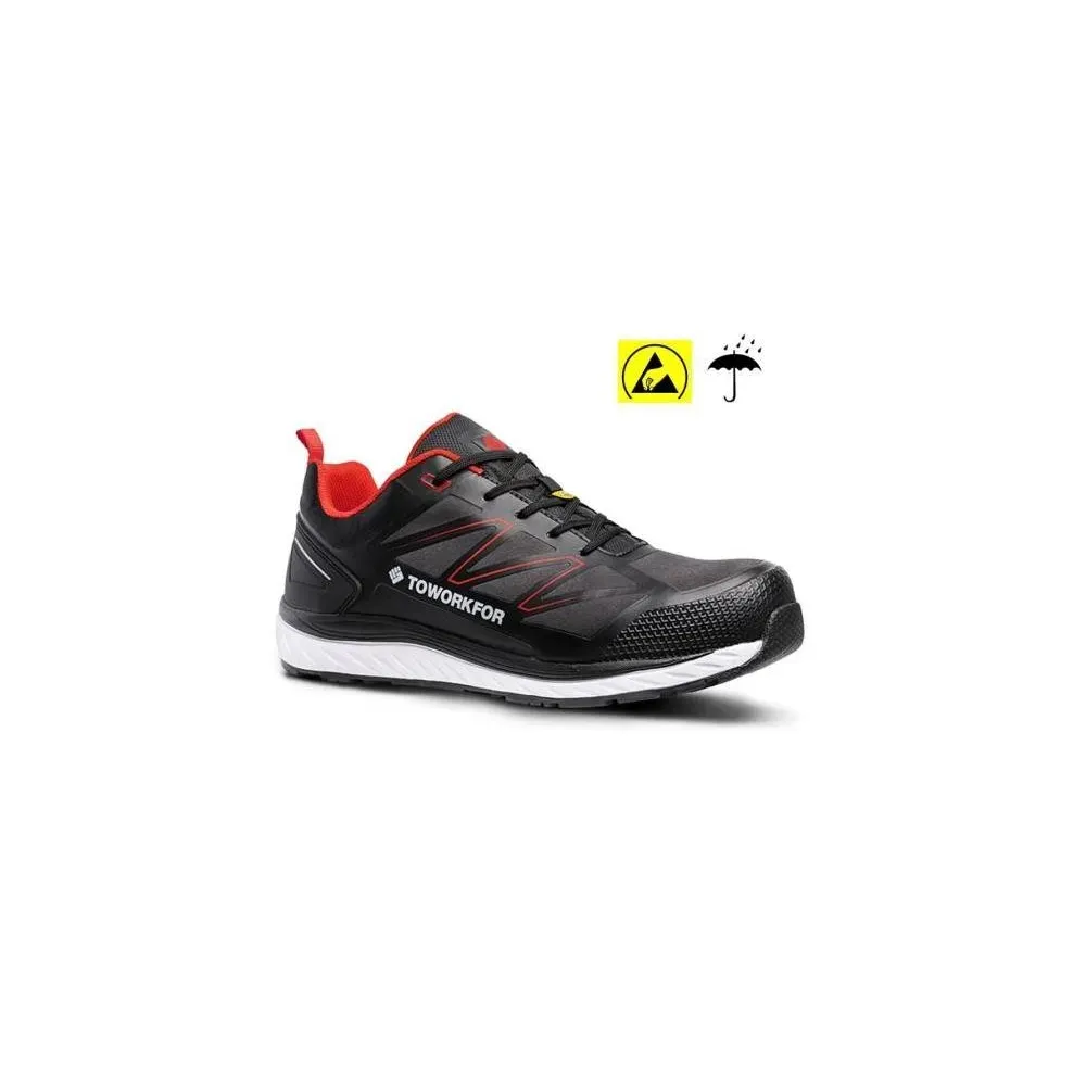 Toworkfor Warm Up Red S3-Src-Esd Iş Güvenlik Ayakkabısı