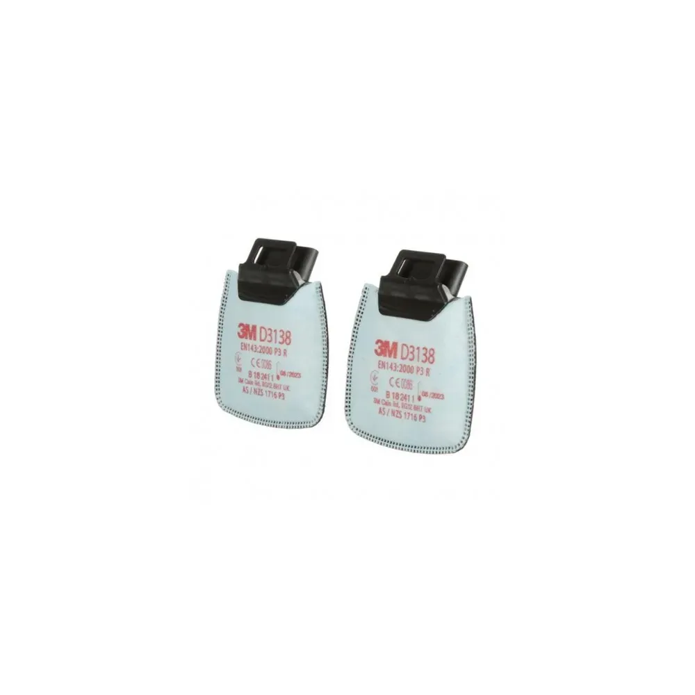 3M D3135 P3 Secure Click Toz Filtresi 1 Çift
