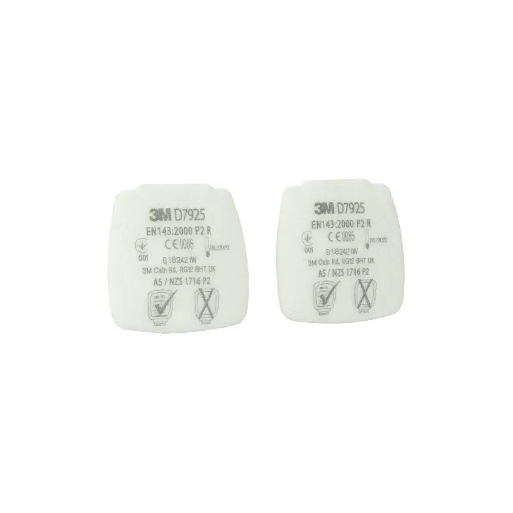 3M D7925 P2 Secure Click Toz Filtresi 1 Çift