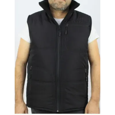 Anorak Şişme Yelek Kolsuz Ceket Mikro Kumaş Elyaflı