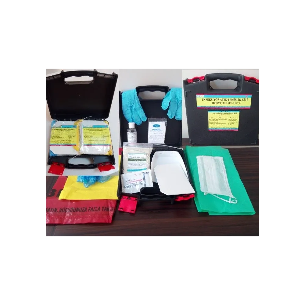 Enfeksiyöz Atık Döküntü KitiBody Fluid Spill Kit