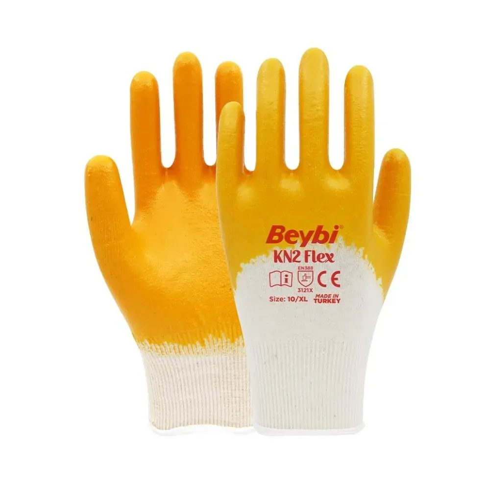 Beybi KN2 Flex Plus Pamuk Astarlı Nitril Eldiven 12 adet