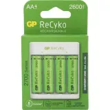 Gp Recyko E411 USB Aa-Aaa Şarj Cihazı Gp Recyko 2700 Serisi Aa Kalem Pil 4'lü