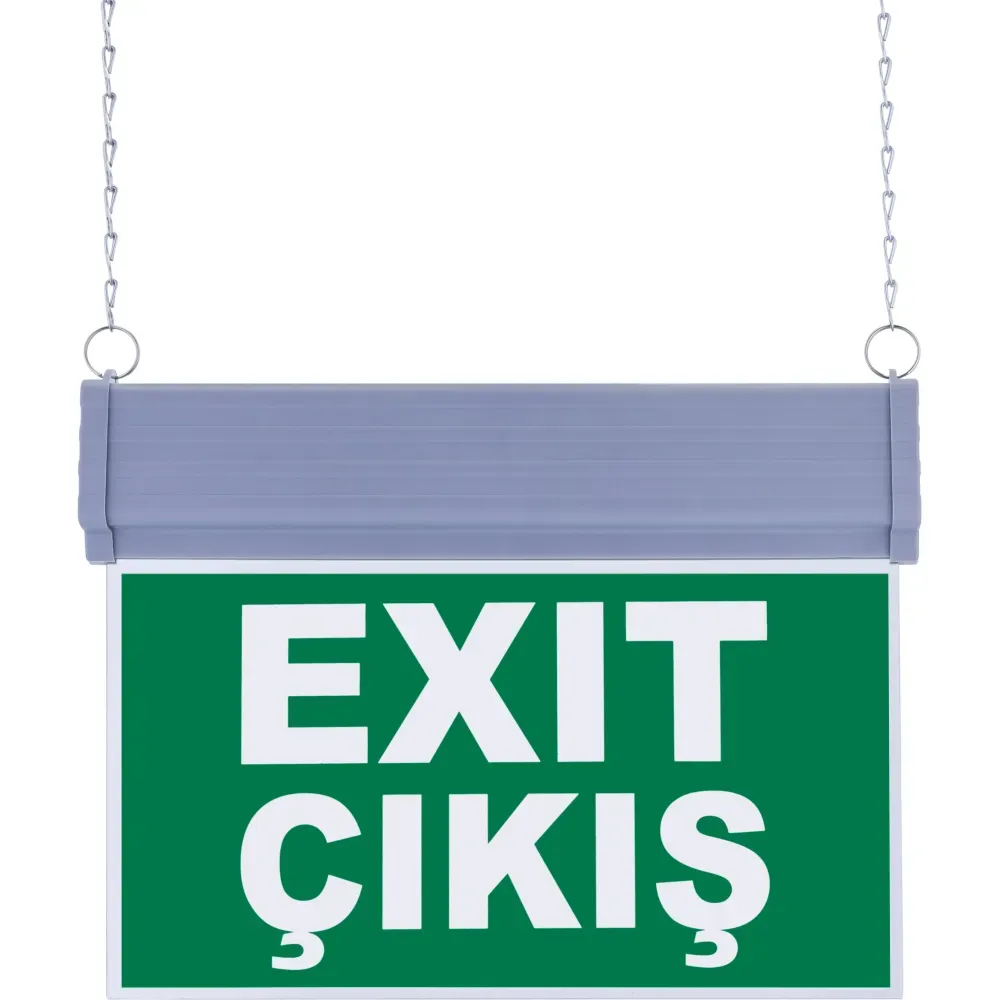 SG055 Çift Yönlü Acil Yönlendirme Armatürü Zincirli Exit Çıkış