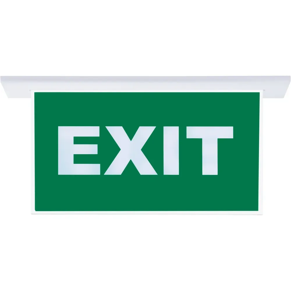SG054-SA Çift Yönlü Acil Yönlendirme Armatürü Sıvaaltı Aparatlı Exit