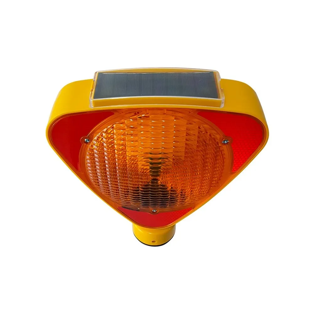 Solar Flaşörlü Ledli Lamba Sarı