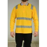 SARI YAZLIK REFLEKTÖRLÜ SWEAT