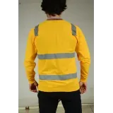SARI YAZLIK REFLEKTÖRLÜ SWEAT