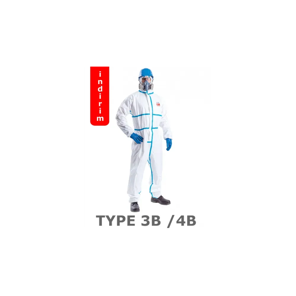 TPT Profesyonel Kimyasal Tulum Type 3B - 4B