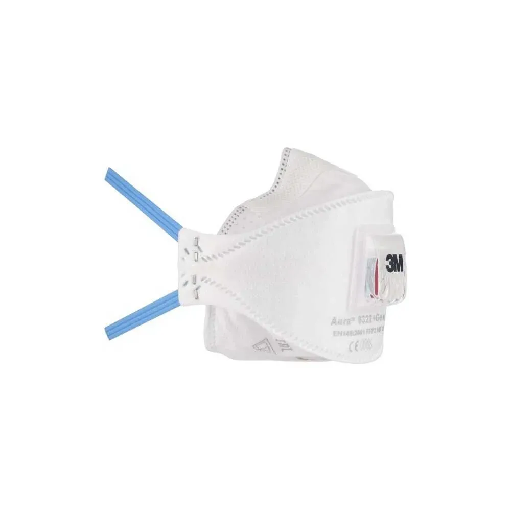3M 9322 Ventilli Toz Maskesi FFP2 Aura 10 adet