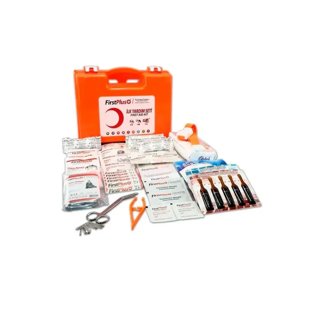 First Plus Turuncu Çantalı İş Yeri Tipi İlk Yardım Seti FP 04101