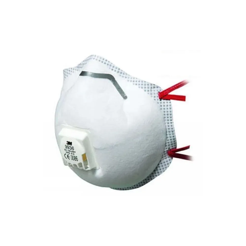 3M 9936 FFP3 Ventilli Asit Gaz ve Toz ve Sis Maskesi