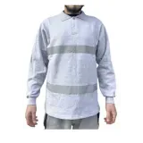 Reflektörlü Gri Şarfonlu Sweatshirt
