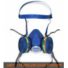 SPASCIANI DUO ABEK1 FİLTRELİ YARIM YÜZ MASKE