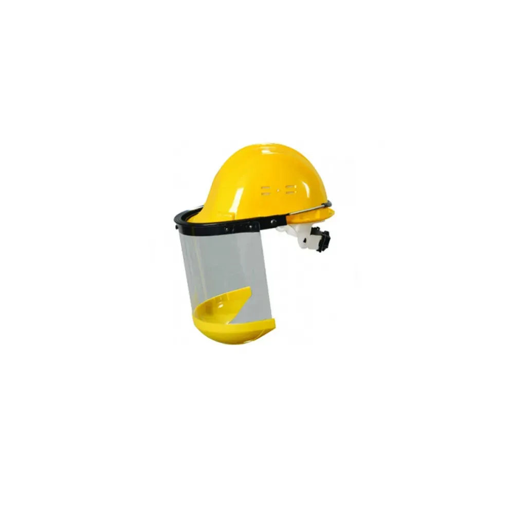 Essafe Ge 1270-2 Vidalı Baret Şeffaf Çene Korumalı Siperlik