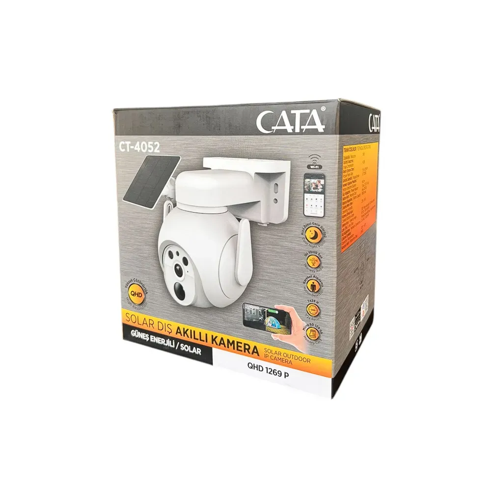 Cata CT-4052 Solar Dış Mekan Kamerası