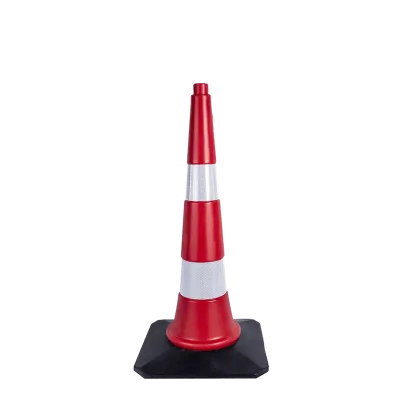 90 CM KAUÇUK TABANLI TRAFİK VE REKLAM KONİSİ