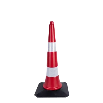 90 CM KAUÇUK TABANLI TRAFİK VE REKLAM KONİSİ