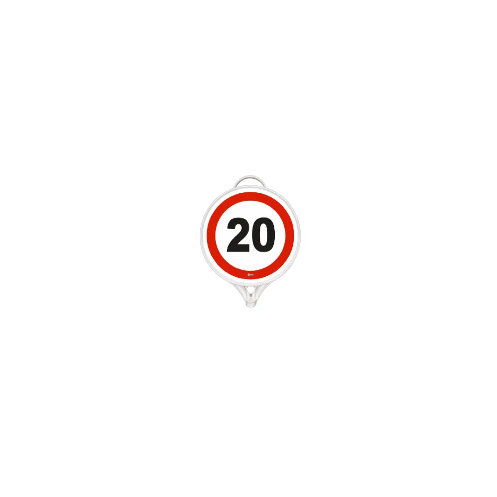 Azami Hız 20 km Yuvarlak Levha Çift Taraf Baskı