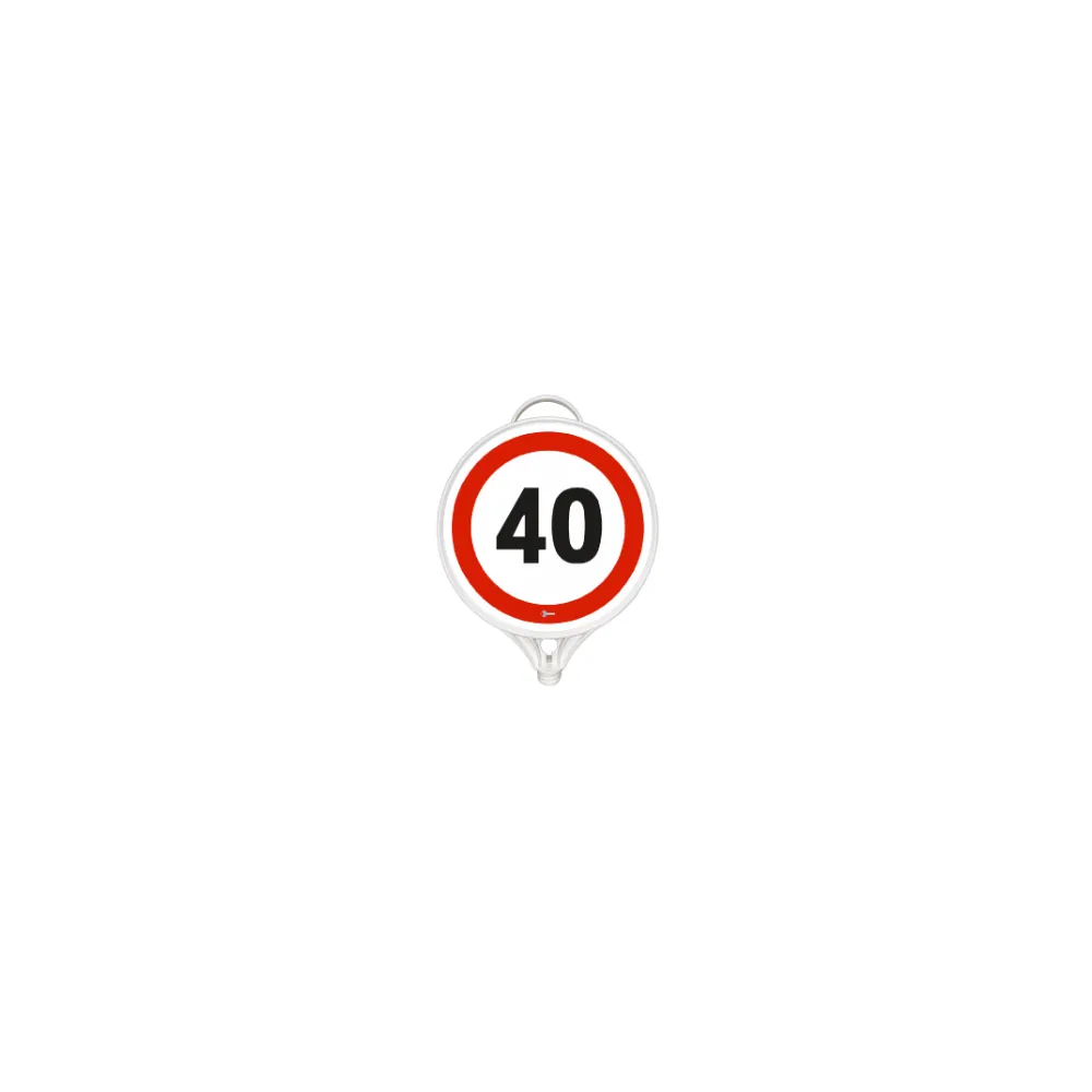 Azami Hız 40 km Yuvarlak Levha Çift Taraf Baskı