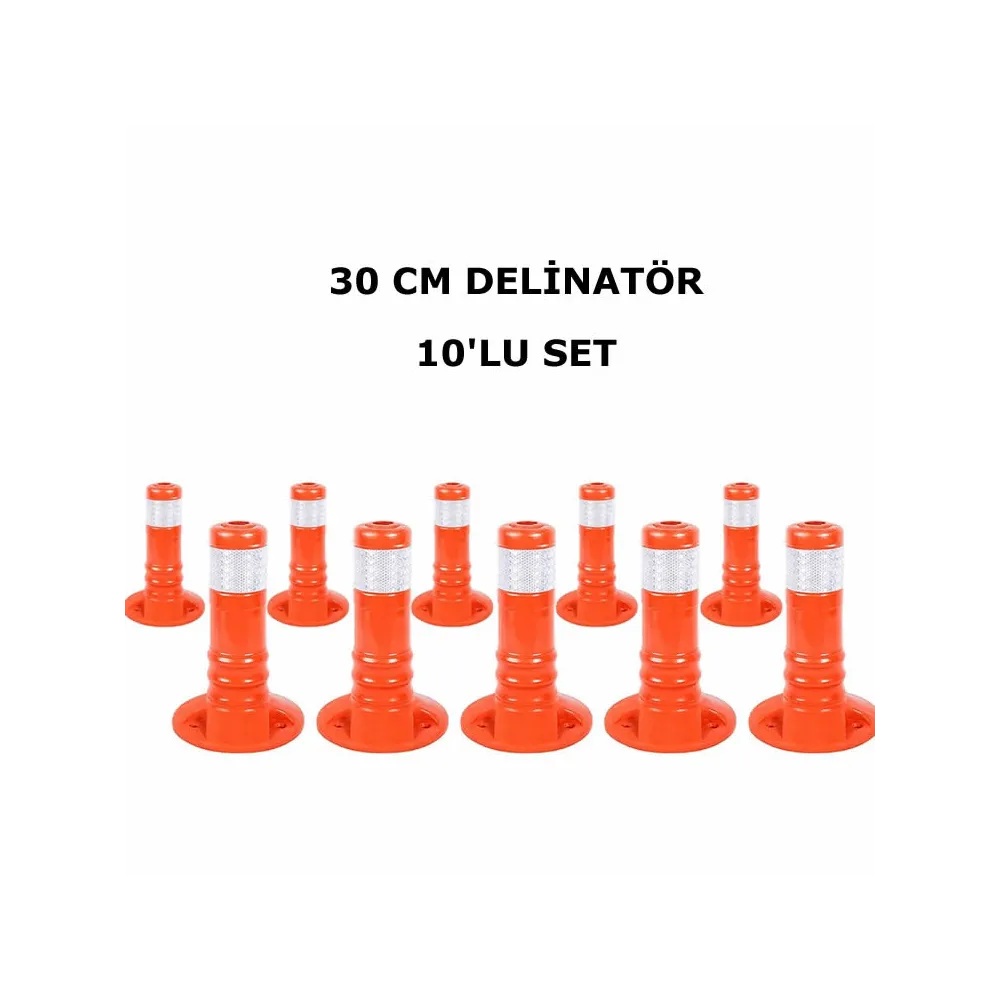 TPU Delinatör 30 cm 10 lu Set