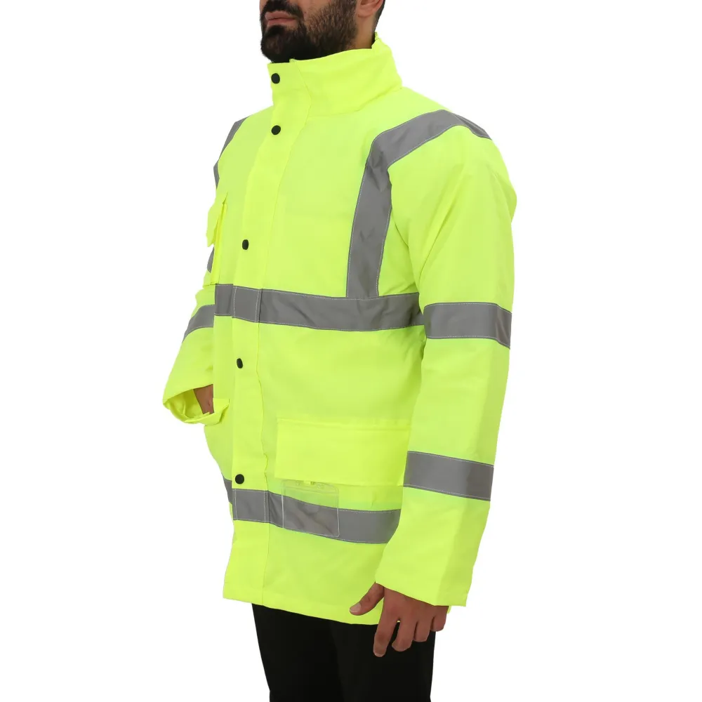 TP Yellow Yüksek Görünüklü Fosforlu İşçi parkası