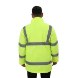 TP Yellow Yüksek Görünüklü Fosforlu İşçi parkası
