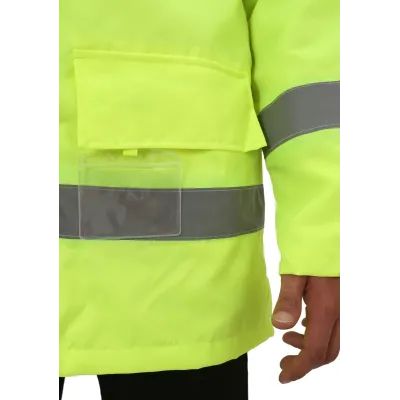TP Yellow Yüksek Görünüklü Fosforlu İşçi parkası