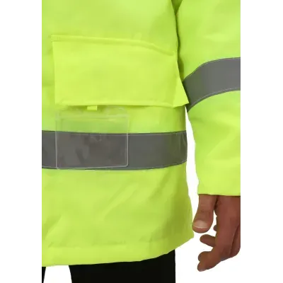 TP Yellow Yüksek Görünüklü Fosforlu İşçi parkası