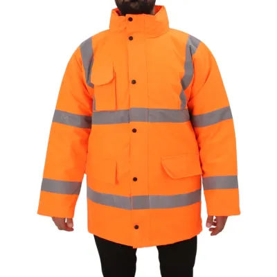 TP Orange Yüksek Görünüklü Fosforlu İşçi parkası