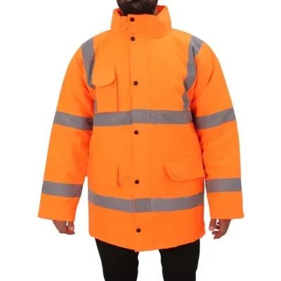 TP Orange Yüksek Görünüklü Fosforlu İşçi parkası