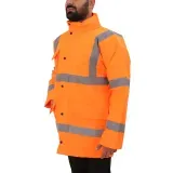 TP Orange Yüksek Görünüklü Fosforlu İşçi parkası