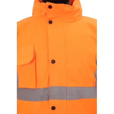 TP Orange Yüksek Görünüklü Fosforlu İşçi parkası