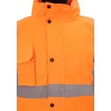 TP Orange Yüksek Görünüklü Fosforlu İşçi parkası