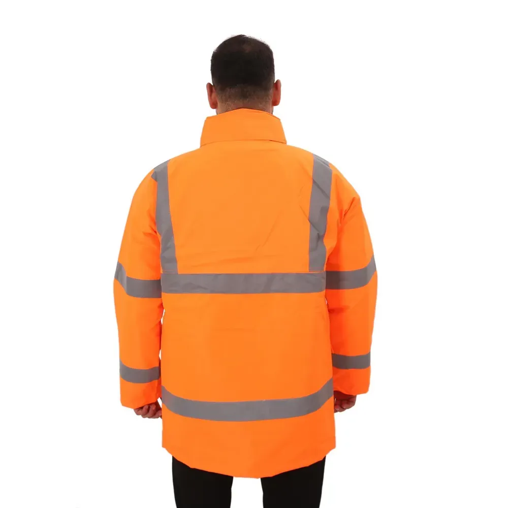 TP Orange Yüksek Görünüklü Fosforlu İşçi parkası