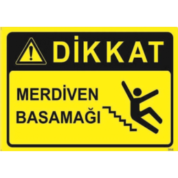 Merdiven Basamağı Uyarı...