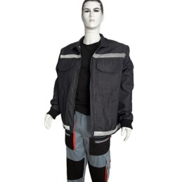 Reflektörlü çok cepli kot...